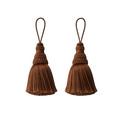 Decorative Tassel Set of 2 | Chocolate